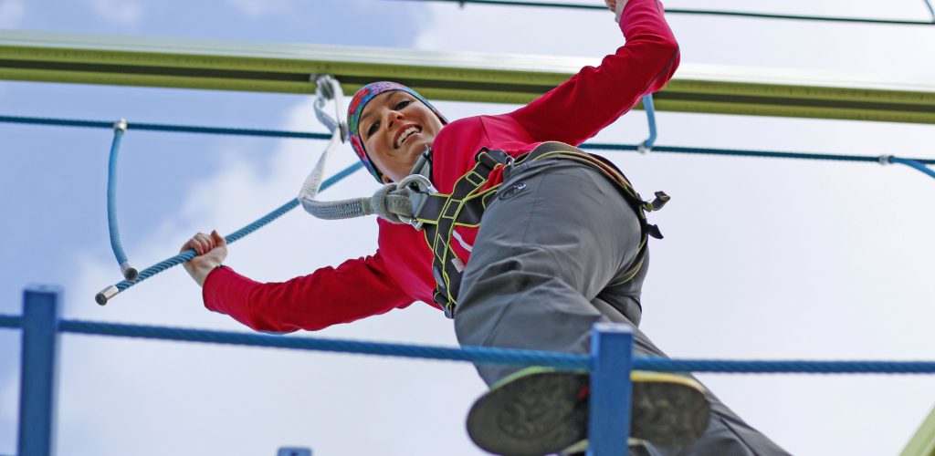 Kletterspaß in luftigster Höhe