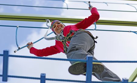 Kletterspaß in luftigster Höhe
