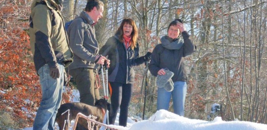 Tief durchatmen im Winterwald