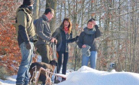 Tief durchatmen im Winterwald